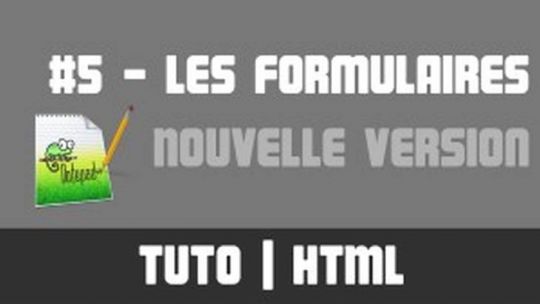 TUTO HTML - #5 Les formulaires