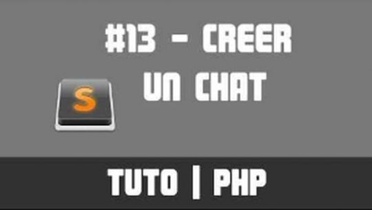 TUTO PHP - #13 Créer un chat