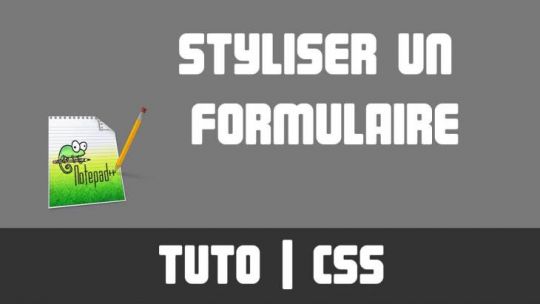 TUTO CSS - Styliser un formulaire