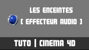 TUTO - Modéliser des enceintes (plussymb effecteur audio) - Cinema 4D