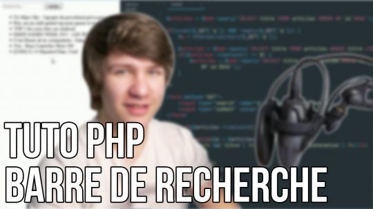 TUTO PHP - Barre de recherche